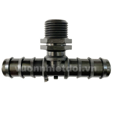 Tê 32mm nối ren ngoài 34mm