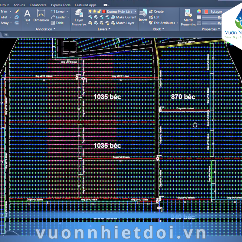 Thiết Kế Hệ Thống Tưới Chuối Quy Mô Lớn: VÌ SAO CẦN CHIA KHU TƯỚI?